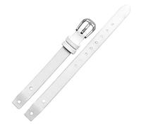 SLCHJX Vérités de montres en cuir en cuir pour f ossil es4340 ES4119 ES4000 STRACTS WORK avec vis 8 mm rouge noir blancbracelet