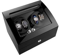 SLCHJX Watch Winders Automatic mécanical Watch Box Boîte 4 Montres de Poignet + 6 boîtier de Stockage Boîte de Montre Automatique Winder 5 Modes de Rotation