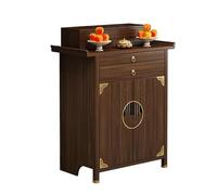 SLCXDPAT Armoire D'autel Bouddhiste, Table D'autel de Sanctuaire avec Rangement, Table D'offrande sur Piédestal D'armoire Chinoise, pour Temples et Familles(88cm/34.6in)