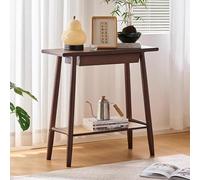 SLCXDPAT Table Console D'entrée de Style Milieu du XXE Siècle, Console Meuble Étroite avec Tiroir, pour Salon, Couloir, Entrée, Hall