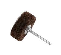 SLDMJFSZ Meule Abrasive,CRIN de Cheval/Sisal Brosses Perceuse Brosse Nano Outil Rotatif pour Le Travail du Bois, meulage, ébavurage Tige de 6,0 mm,Horse Hair,6 * 80 * 30mm