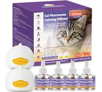 SLE Diffuseur de Phéromones Apaisantes 6 in 1 pour Chats FéLines Relaxantes, Apaise l'Anxiété, Réduit Les Combats et Arrête l'Urinisation & Les Grattages, Bonheur et Harmonie