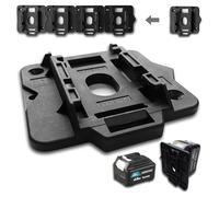 SLE Lot de 5 supports de batterie professionnels pour Makita 12 V max. CXT BL1016 BL1020 BL1021B BL1040B BL1041