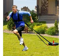 Sled Harness Resistance Training Belt, Adjustable 84-116cm Waist With 158cm Strap, Aluminum Alloy Or Stainless Steel Buckle, 100kg-1.5T Load Capacity, Speed Agility Running Strength Workout Equipment