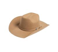 SLEDEZ Chapeau Haut De Forme Classique Pour Homme Boucle de ceinture for homme Chapeau melon décoratif Plusieurs couleurs disponibles(Colour 3,M)