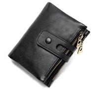 SLEDEZ Portefeuille Court for Hommes, Porte-Monnaie Multi-Cartes Vintage Headskin(Colour 2)