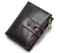 SLEDEZ Portefeuille Court for Hommes, Porte-Monnaie Multi-Cartes Vintage Headskin(Colour 4)