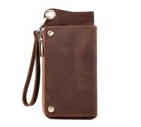 SLEDEZ Portefeuille for Hommes Porte-Cartes Multiples Pochette Portefeuille Long en Cuir(Colour 1)