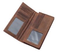 SLEDEZ Portefeuille rétro en Cuir for Jeunes, Europe et états-Unis, Sac à Cartes à Clip for Hommes