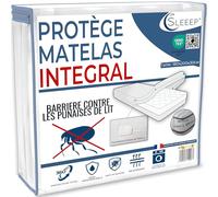 SLEEEP Housse Matelas 180x200 Anti Punaise de lit avec Fermeture Éclair Protege Matelas Imperméable Integral OekoTex - Qualité Hôtellerie
