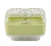Sleek Boîte à savon moussant avec rouleau intégré pour une création et une application rapides de la mousse (vert)