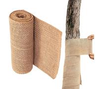 Sleek Design Tree Bark Protector, Winter Tree Covers, Jute Burlap Tree Wrap, Decorative Trees Trunks Insulation for Trees, Outdoors, Travel, Nature Love, Brown Color