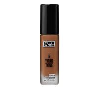 Sleek MakeUP In Your Tone Fond de teint 24 heures, couverture moyenne à construire en 30 teintes, finition semi-mate impeccable, 10N, 30 ml