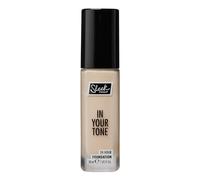 Sleek MakeUP In Your Tone Fond de teint 24 heures, couverture moyenne à construire en 30 teintes, finition semi-mate impeccable, 1C, 30 ml