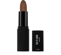 Sleek Makeup Say It Loud Satin-Lippenstift, kein Peeling, Dunkelbraun, 1, 16 g