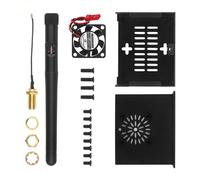 Sleek Metal Case with Cooling Fan and Antenna for Orange Pi 0 3 Board Keep Device Cool and Secure Multicolor