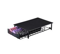 Sleek - Tiroir pour capsules - Capacité 60 accès, léger, portable, rapide, support, avec plan de travail, grille- , moniteur et imprimante | Multipurpose Outdoor Indoor Utility