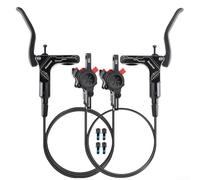 Sleek VTT Frein à disque hydraulique avec double piston pour aventures pionnières 1450 x 800 mm (Noir)