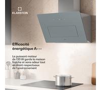 SleekAir hotte de cuisine | A+++ | 717 m³/h | Tactile | LED | 60 cm A+++