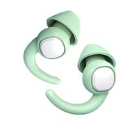 SLEEKEE 1 Paire de Bouchons d'Oreille pour le Sommeil avec 2 Boîtes de Rangement, Silicone, Vert