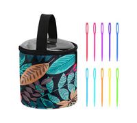 SLEEKEE 1 Sac De Couture Et 10 Aiguilles À Tricoter, Sac De Rangement Pliable, Sac De Rangement Portable, Outils De Rangement De Couture