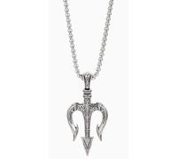 SLEEKEE 2 Chaînes Trident, Pendentifs Simples pour Hommes, Accessoires Rock Et Hip Hop, Adaptés À La Compilation Quotidienne, Cadeaux.