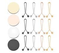 SLEEKEE 4 Boucles Magnétiques pour Foulard, 12 Clips pour Foulard en Forme De U, Fermoirs Magnétiques pour Foulard, Épingles Magnétiques pour Foulard, Fermoirs Magnétiques Polyvalents