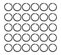 SLEEKEE Anneaux Fendus en Plastique 30 Pièces, Crochets De Rideau De Douche, Crochets De Rideau, Anneaux Fendus Multifonctionnels, Accessoires pour La Maison