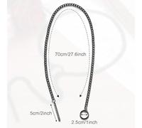 SLEEKEE Collier Femme 2 Pièces, Chaîne Clavicule Joint Torique, Style Punk Rock, Bijoux À La Mode Tout-Allumette.