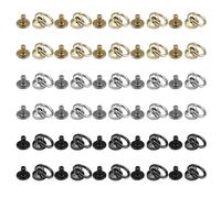 SLEEKEE Lot de 30 rivets à visser - Pour cuir - À visser - Convient pour les accessoires de remorque, les accessoires de coque de téléphone portable, l'artisanat du cuir, etc. (8 mm)