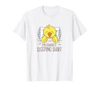 Sleep Cat Sleeping Duck Pyjama My Favorite T-Shirt