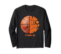 Sleep Eat Dribble Repeat Basketball Player Retro Sport Manche Longue