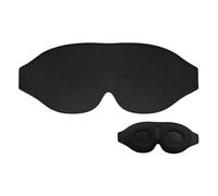 Sleep for Side Sleeper- Masque contour des yeux pour dormir - Masque contour des yeux - Avec sangle réglable - Pour la sieste et la méditation - Noir