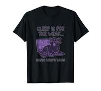 Sleep is for The Faible... Cat Keyboard Yawn T-Shirt