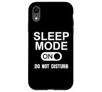 Sleep Mode on Please Don't Disturb I'm Sleeping I Love Naps Coque pour iPhone XR