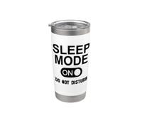 Sleep Mode On Please Don't Disturb I'm Sleeping I Love Naps Gobelet isotherme en acier inoxydable double paroi
