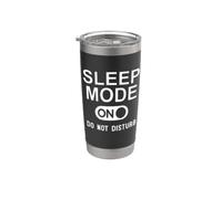 Sleep Mode On Please Don't Disturb I'm Sleeping I Love Naps Gobelet isotherme en acier inoxydable double paroi