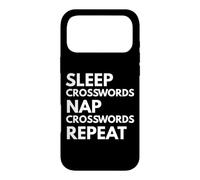 Sleep Nap Crosswords Repeat Lover Puzzler Coque pour iPhone 17 Pro Max