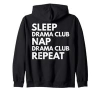 Sleep Nap Drama Club Repeat Acteur Acteur Actrice Sweat à Capuche