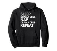 Sleep Nap Drama Club Repeat Acteur Acteur Actrice Sweat à Capuche