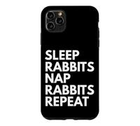 Sleep Nap Rabbits Repeat Rabbit Alover Coque pour iPhone 11 Pro Max