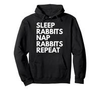 Sleep Nap Rabbits Repeat Rabbit Alover Sweat à Capuche