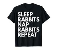 Sleep Nap Rabbits Repeat Rabbit Alover T-Shirt