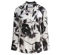Sleep No More chemise femme blanche et noire en soie - M