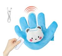 Sleep Patting Soother - Palm Animal Plush, Hands Free Remote Control Tool with Sturdy Rhythmic Motion, Comforting Sleep Function, Ideal for Travel Car Stroller Bedroom Sleeping Home Nursery