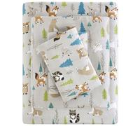 Sleep Philosophy Cosy Flanelle de lit, Coton, Multi Forest Animals, Jumeau