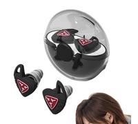 Sleep Sound Blockers, Washable Water Resistant Silicone Ear Tips, No Sound Zone Nighttime Ear, Gentle Snug Audio Guards for Snore Reliever, Focus, Journeys, Aircraft, Trips, Live Shows