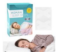 Sleep Strips - Snore réduction du ruban buccal, support de souffle doux | Patches de sommeil hypoallergéniques douces avec adhésion sécurisée, joint adapté à la peau pour repos silencieux confortable,