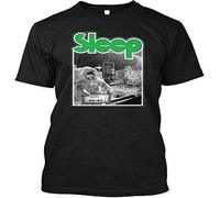 Sleep T Sleep Band Stoner Doom T-Shirt Black Graphic Mens Tee Shirt Manches Courtes(X-Large)