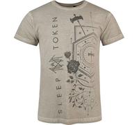 Sleep Token Emergence Homme T-Shirt Manches Courtes Naturel 100% Coton Regular/Coupe Standard